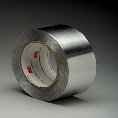 3M™ Alüminyum Folyo Bant 425 Gümüş US, 19 mm x 55 m 4,6 mil, her kolide 1 rulo, Yığın