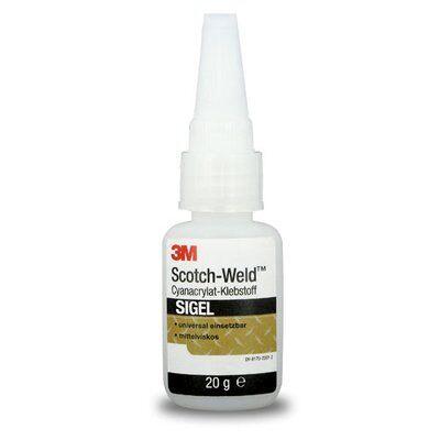 3M™ Scotch-Weld™ Sigel Siyanoakrilat Yapıştırıcı 20 x 20 GR UK