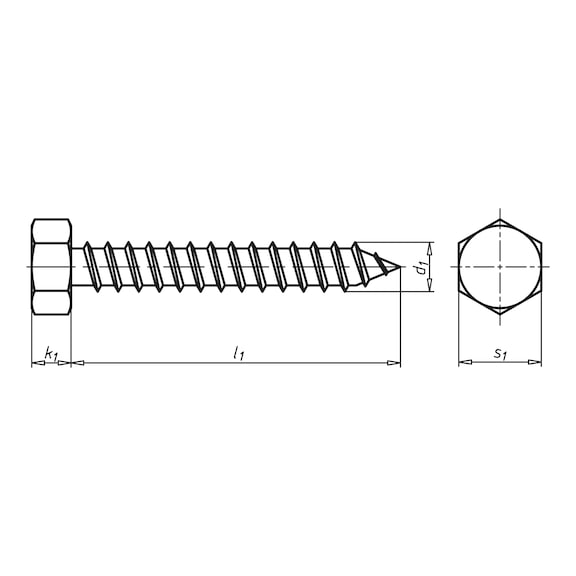 AKB.SAC VİDASI-DIN7976-C(A2)SW13-8X22