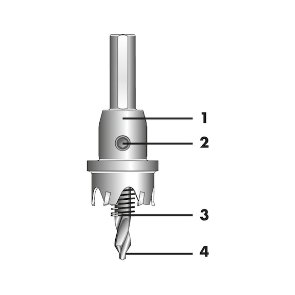 HW MERKEZLEMELİ PANÇ-PASLNMZ.İÇİN-D22MM