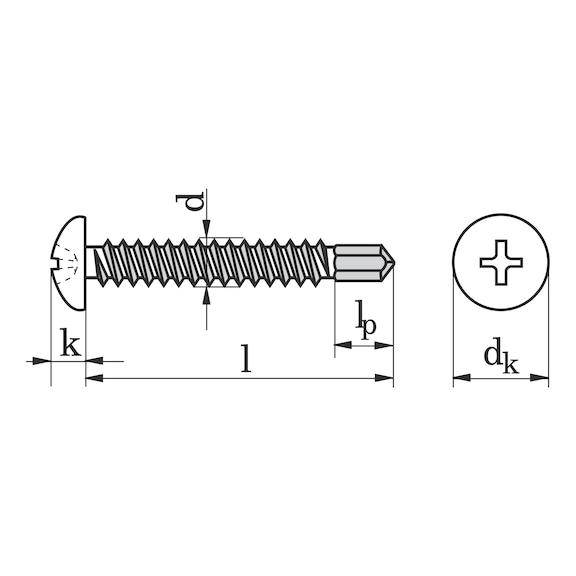 YMB. MATKAP UÇLU VİDA-PH2-(A3K)-4,2X32MM