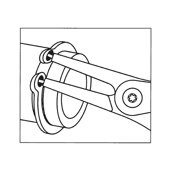 DIŞ SEGMAN PENSESİ-AÇILI(D40-100MM)210MM