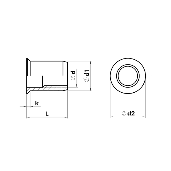 SOM.PERÇ.DÜZ TIRT.A2(2-4,5)19,5X10,9-M8