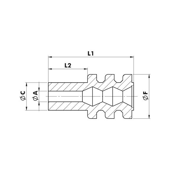 KABLO DELİĞİ LASTİĞİ GRİ 1.2-2.1MM