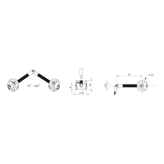 UNİVERSAL BİRLEŞTİRME. AÇILI M6