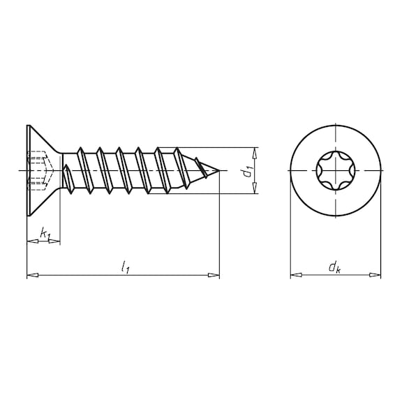 SAC VİDASI HAVŞA 4.8X50